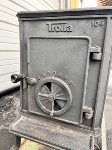 鋳鉄製 薪ストーブ ノルウェー トローラ社製 モデル104 説明書付