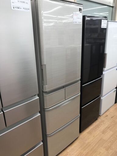 ★ジモティ割あり★ SHARP 冷蔵庫 SJ-W412E-S 412L 19年製 動作確認／クリーニング済み KJ4531