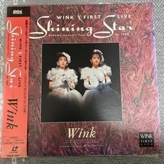 ウインク　WINK FIRST LIVE LASER DISC