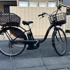 【ネット決済】YAMAHA pas with電動自転車2021年購入