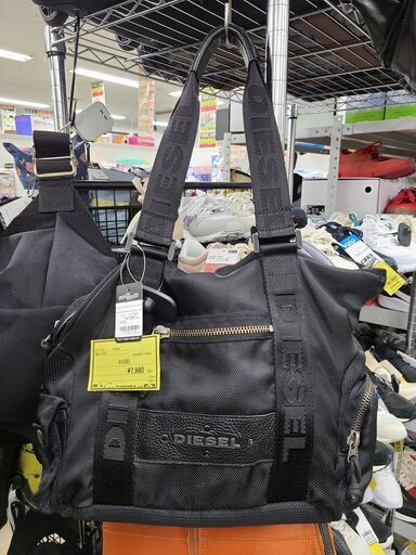 J4450　DIESEL　ディーゼル　トートバッグ　ブラック　【リユースのサカイ柏店】