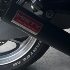 ゼファー1100  ミスティ 菅　ショート菅　misty