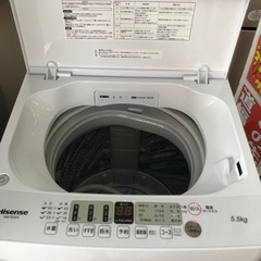 🔺ハイセンス✨洗濯機✨5.5k🔺