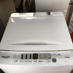 🔺ハイセンス✨洗濯機✨5.5k🔺