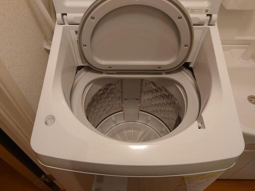 引き取りに来ていただける方限定　新生活応援 ☆値下げしました☆　洗濯機・体重計セット　洗剤自動投入✨乾燥機能付き✨2021年製✨Panasonic 8kg 縦型　洗濯乾燥機 NA-FW80K9