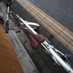 20吋 ミニベロ(小径車) 外装6段/ホワイト