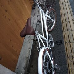 20吋 ミニベロ(小径車) 外装6段/ホワイト