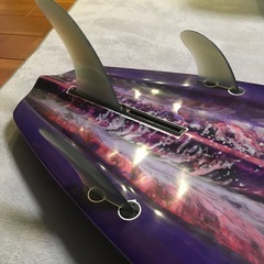 ミッドレングス　msfサーフボート　美品　フィン付き　リーシュコードもサービス