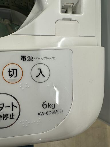 ジモティ来店特価!!　　洗濯機　東芝　AW-603M　2016　　J-0323 ジモティ来店特価!! 洗濯機 東芝 AW-603M 2016 J-0323