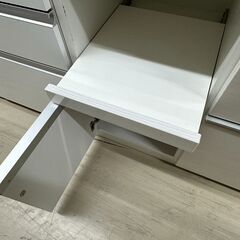 ジモティ来店特価!! 食器棚 松田家具 ホワイト J-0328