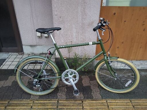 secret code[シークレットコード]SCF206 20吋ミニベロ(小径車) 6speed/マットグリーン