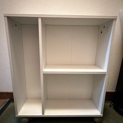 ニトリ　家具 トイレ収納家具 カラーボックス　ホワイト　