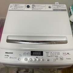Hisense インバーダー洗濯機　8kg