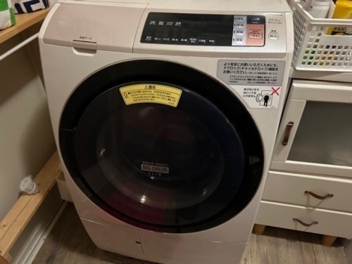 引取先決まりました。日立　ドラム式洗濯乾燥機　ＢＤ－ＳV110A 「ヒート 風アイロン ビッグドラム