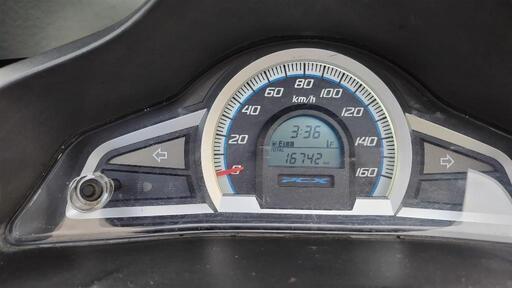 PCX125 JF56 16000キロ台 鹿児島より 新型フォルツァ、PCX125で行く