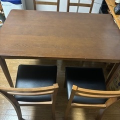 【4/8まで】家具 北欧 ダイニングセット 4人掛け　5点セット