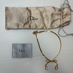 Dior リボン ネックレス チョーカー