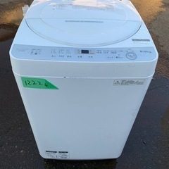 シャープ　全自動電気洗濯機　ES-GE6B-W