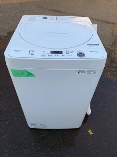 シャープ　全自動電気洗濯機　ES-GE5F-W