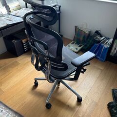 Ergohuman Basic/エルゴヒューマン ベーシック オフィスチェア メッシュ ヘッドレスト付き 黒/ブラック