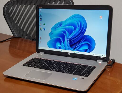 HP 巨大17インチ/高精細【win10+win11 起動7秒 CPUスコア5362】i7 新品SSD360GB office /JW-CAD
