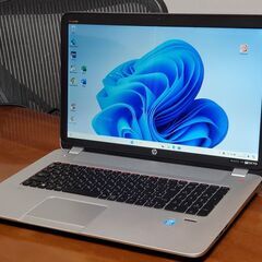 HP 巨大17インチ/高精細【win10+win11 起動7秒 ...