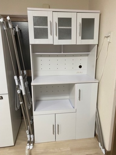 《値下げしました》食器棚 、レンジ台