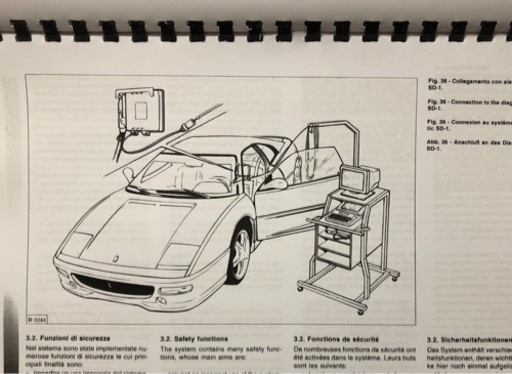 Ferrari F355 オーナーズマニュアル 3冊セット Ferrari F355 オーナーズマニュアル 3冊セット