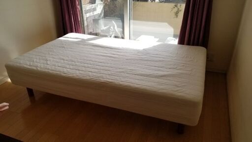 無印良品　脚付きマットレス　セミダブル
