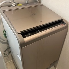 【一部破損有】2017年製‼️HITACHI縦型乾燥機付洗濯機‼️