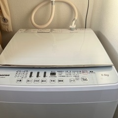 洗濯機【ハイセンス5.5キロ/1年使用】