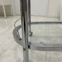 バーカート キッチンワゴン シルバー ビンテージ