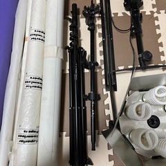 背景、スタンド照明、等