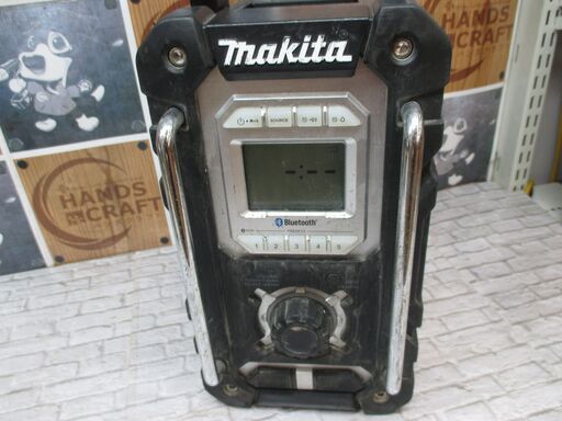 makita マキタ MR108 充電式ラジオ 中古品 本体のみ ※持ち手部分ネジ欠品【ハンズクラフト宜野湾店】