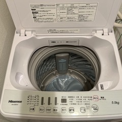 【ネット決済】【売ります】洗濯機（5.5kg/うず巻式）