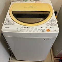 東芝洗濯機　6kg  AW-60GL(W)