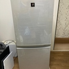シャープ プラズマクラスター冷蔵庫 SJ-PD14W-S