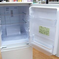 冷蔵庫 2ドア 137L 2019年製 シャープ SJ-D14E-W ホワイト 100Lクラス