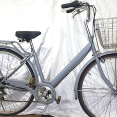 商談中中古」27インチ/ファミリーサイクル/オートライト/外装6段変速