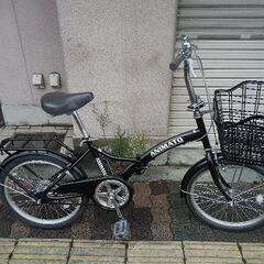 ANIMATO[アニマト]20吋 折り畳み自転車 シングル/ブラック