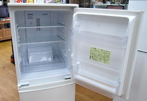 【美品】 2020年製 シャープ 137L 冷蔵庫 どっちもドア 137L つけかえどっちもドア ホワイト 2ドア冷蔵庫 シャープ 自動