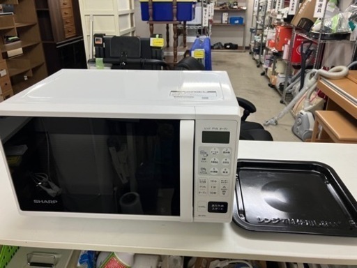 I2403-238 SHARP 電子レンジ RE-SFE2-W 2022年製 取説なし 通電確認済み 中古