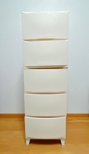 【決定】収納家具 プラスチック製5段チェスト