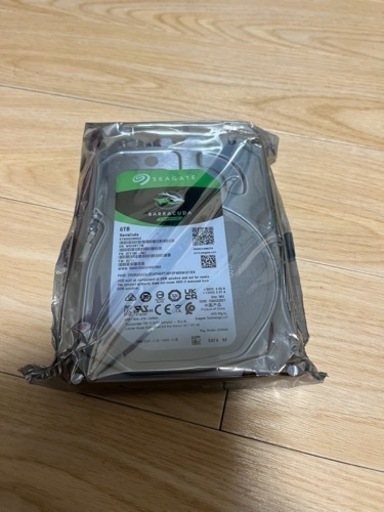 値下げ【未使用】Seagate 3.5インチ 6TB ハードディスク HDD