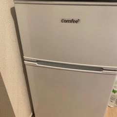 COMFEE' 冷蔵庫 90L 2ドア 右開き ホワイト RCT...