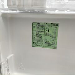 ☆ジモティー割有☆ ハイセンス 2ドア冷蔵庫 HR-D15C 2020年製 IK-503