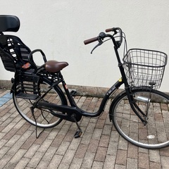 【お譲り済み】子供乗せ自転車　自転車本体（電動なし）とOGKリヤ...