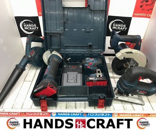 ✨ボッシュ　18V　中古　充電式工具５点セット　2.0Ahバッテリー×2　充電器✨うるま市田場✨