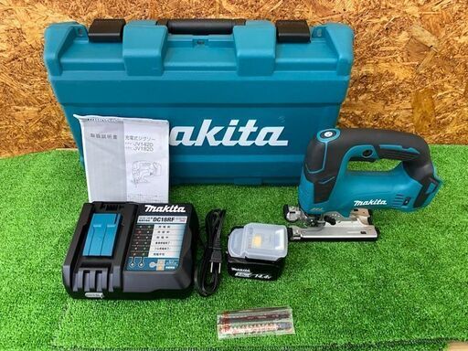 463 充電式ジグソー makita マキタ JV142DRF 14.4V バッテリ×1 中古品