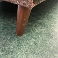 3人掛けソファー グレー系 布張り 椅子 ゆったり 木製脚 新生活 札幌 東